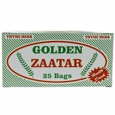 Golden Zaatar Tea Bag, 25Tb, 36 Pieces Per Carton